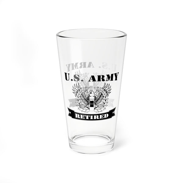 Army Chief Warrant Officer 2 (CW2) Retied Eagle Rising (New Design) Ribbon Pint Glass, 16oz