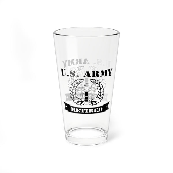 Army Chief Warrant Officer 4 (CW4) Retied Eagle Rising Ribbon Pint Glass, 16oz