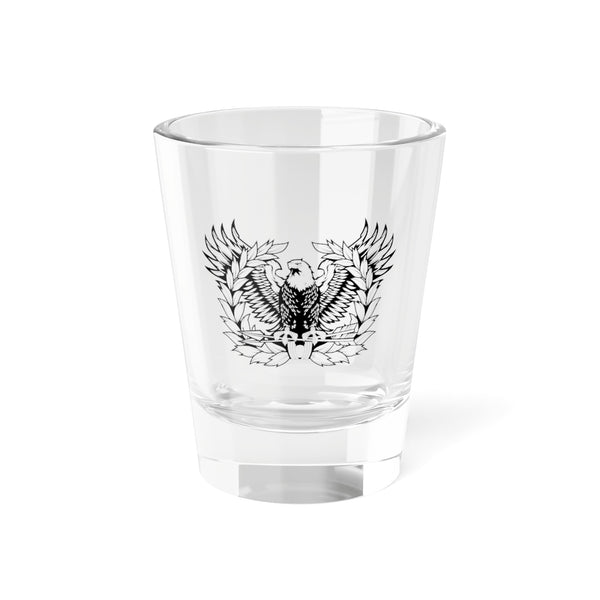 Army Warrant Officer Eagle Rising (New Design) Shot Glass, 1.5oz