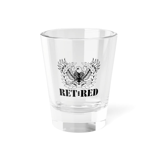 Army Chief Warrant Officer 3 (CW3) Eagle Rising (New Design) Retired Shot Glass, 1.5oz