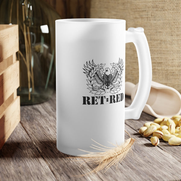 Army Chief Warrant Officer 2 (CW2) Eagle Rising (New Design) Retired Frosted Beer Mug - ChiefsLab