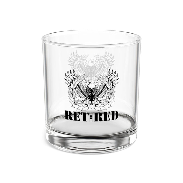 Army Chief Warrant Officer 2 (CW2) Eagle Rising (New Design) Retired Whiskey Glass, 10oz - ChiefsLab