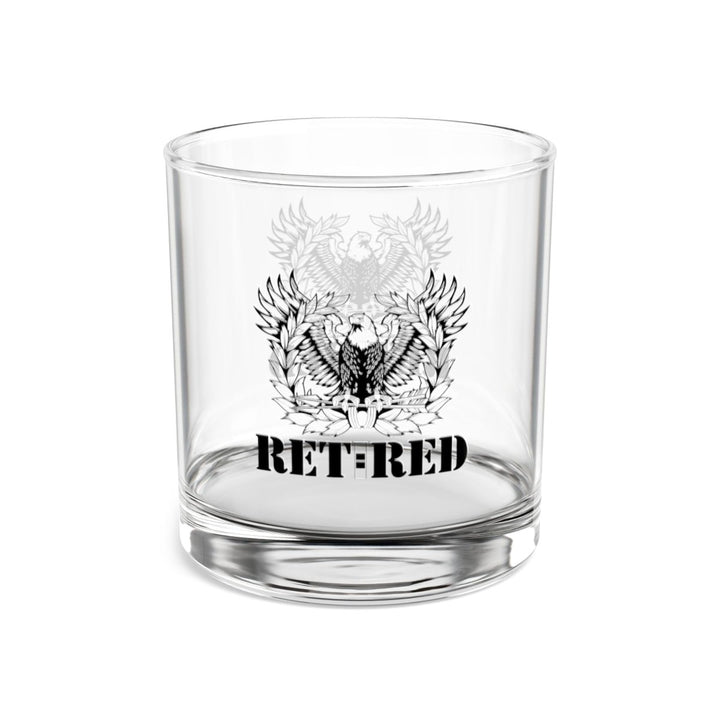 Army Chief Warrant Officer 2 (CW2) Eagle Rising (New Design) Retired Whiskey Glass, 10oz - ChiefsLab